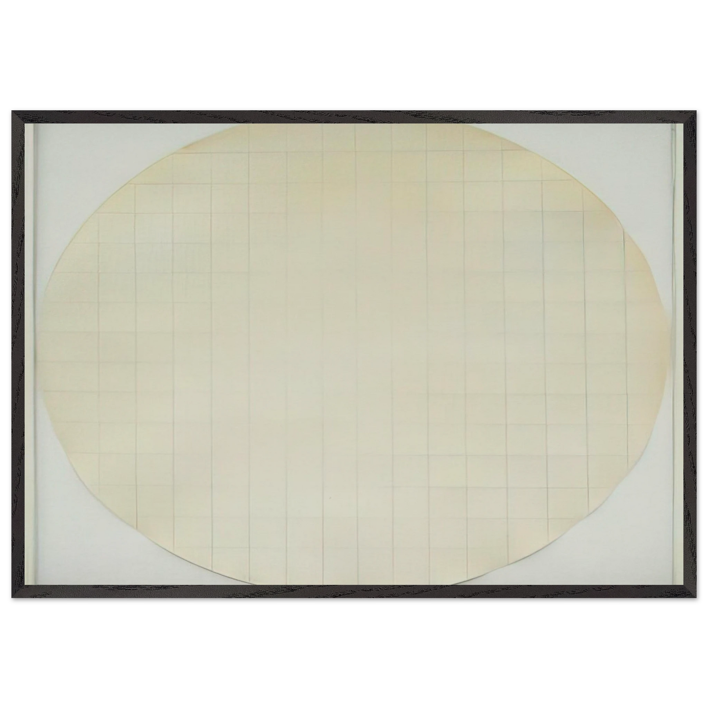 Eagle Turquoise 7H4 - 1966 - Robert Ryman 70x100 cm / 28x40 inches Framed Art Print – Black Wooden Frame