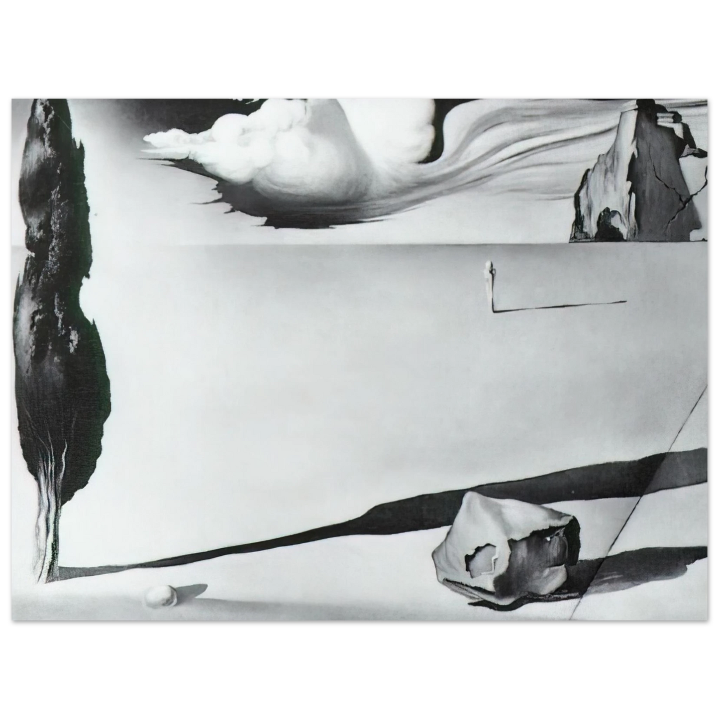 Salvador Dali - DESIGN FOR THE SET OF THE FILM SPELLBOUND Fine Art Poster - Default Title