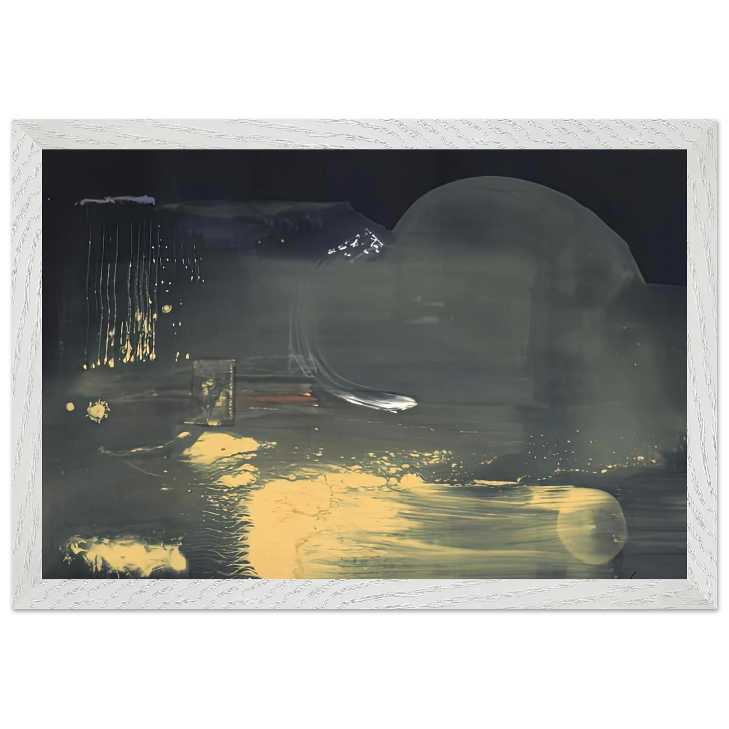 Helen Frankenthaler - Spellbound, 1991- Wall Art - 30x40 cm / 12x16 inches - Premium Wooden Framed Poster With Fine Art Paper - Wood frame