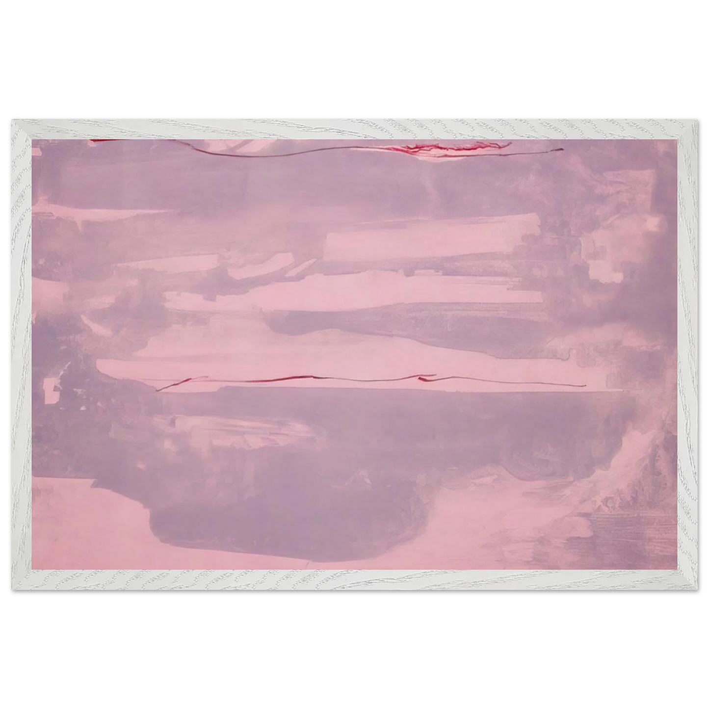 Helen Frankenthaler - Dream Walk - 1977 Wall art - A2 (42 x 59.4 cm) - Premium Wooden Framed Poster With Fine Art Paper - Black frame