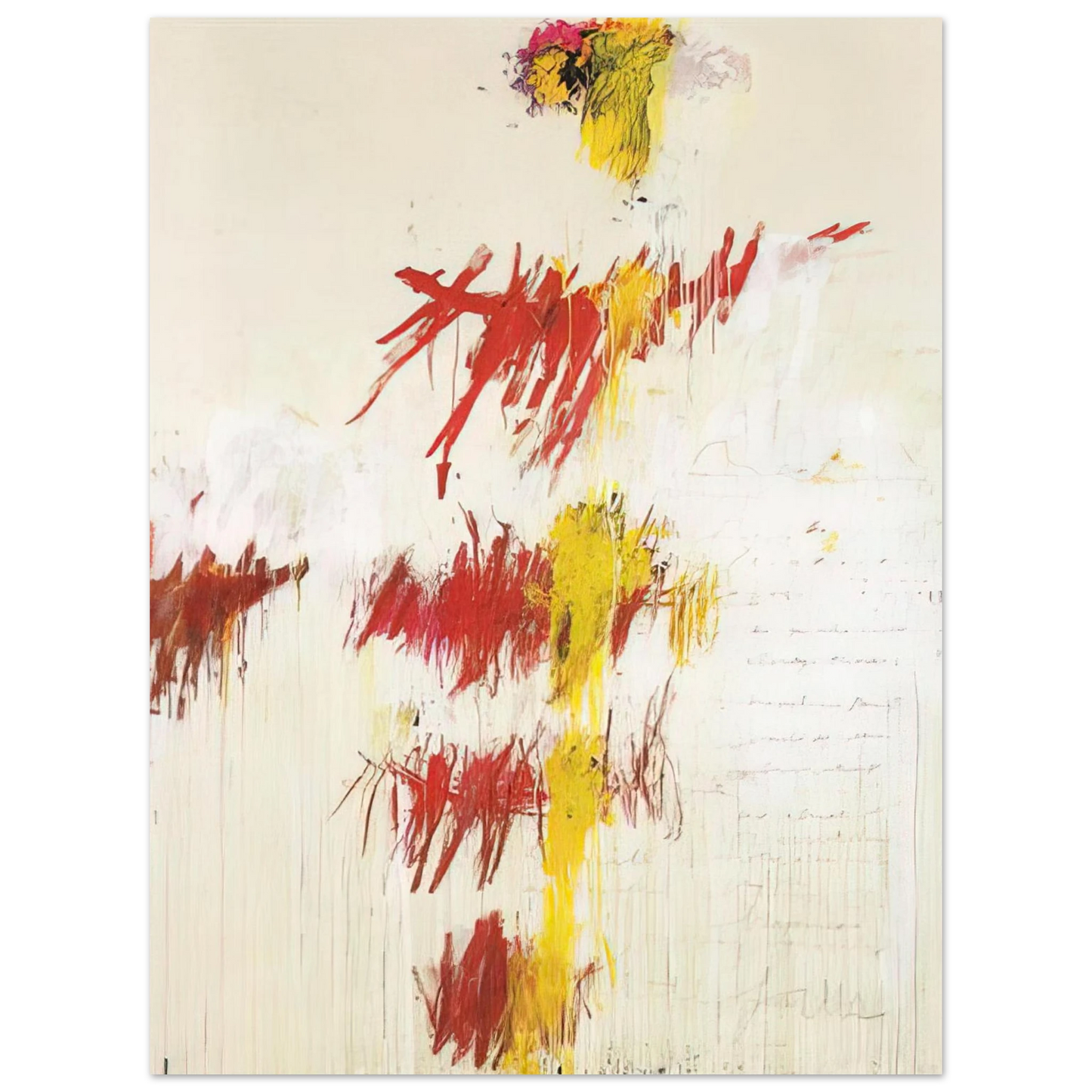 Cy Twombly - Quattro Stagioni II. Primavera Fine Art Poster - Default Title