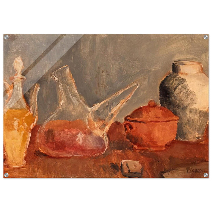 Still life with vases - Pablo Picasso Acrylic Print - 70x100 cm / 28x40″ inches