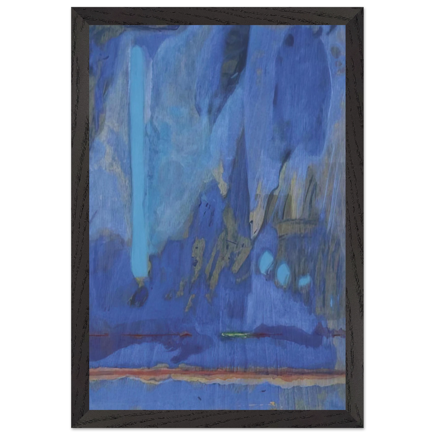 Helen Frankenthaler - Tales of Genji III - 1998 Wall art - 40x50 cm / 16x20 inches - Fine Art Poster - -
