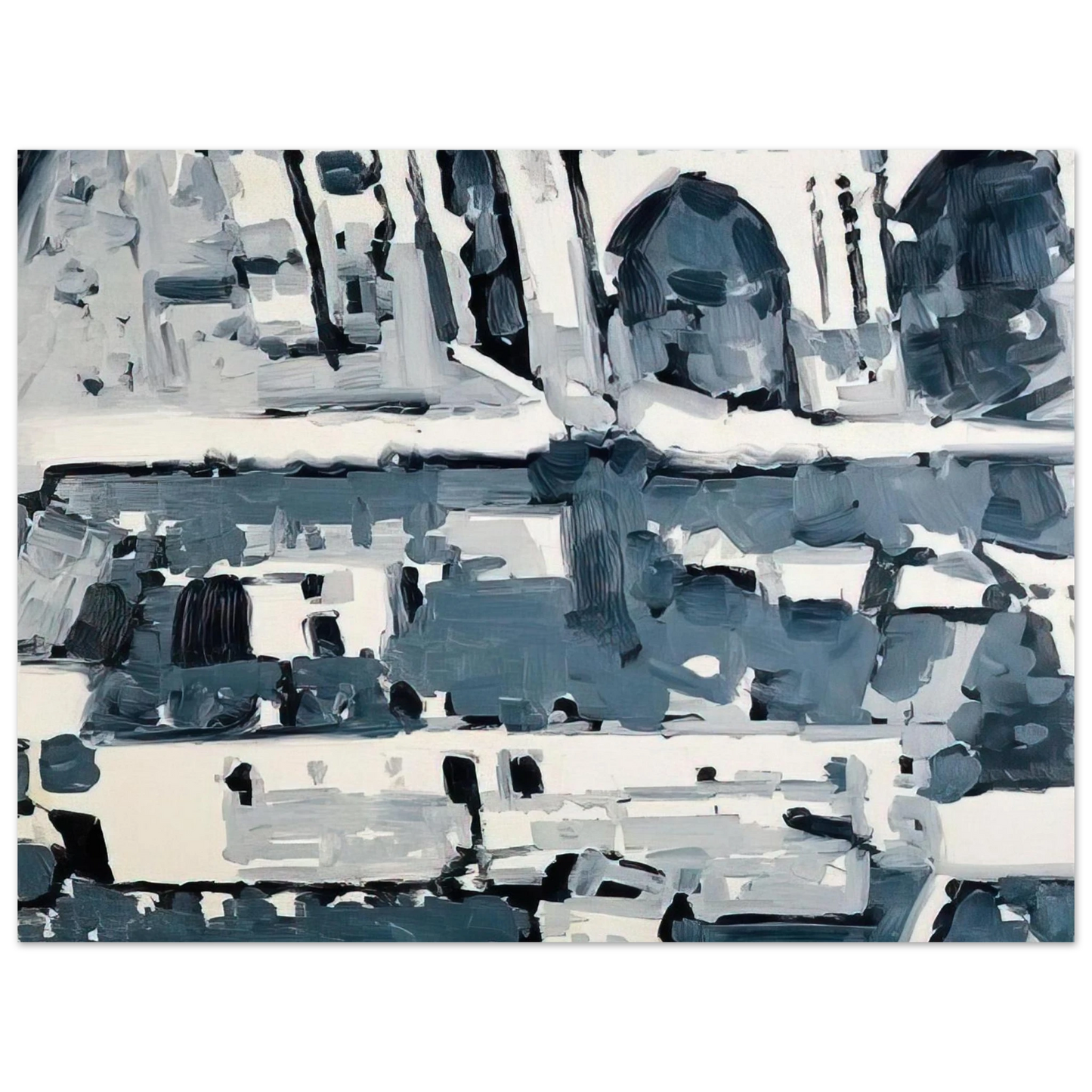 Gerhard Richter - TOWNSCAPE M4 1968 Fine Art Poster - Default Title