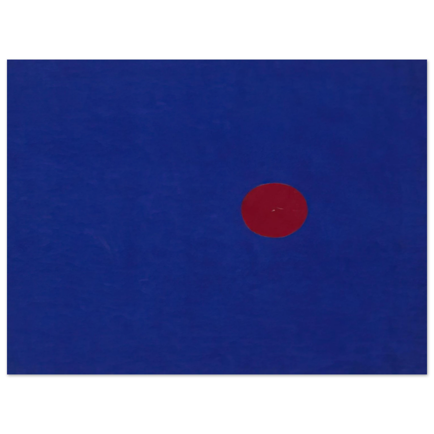 Ellsworth Kelly - Red and Blue from the series Line Form Color Fine Art Poster - Default Title