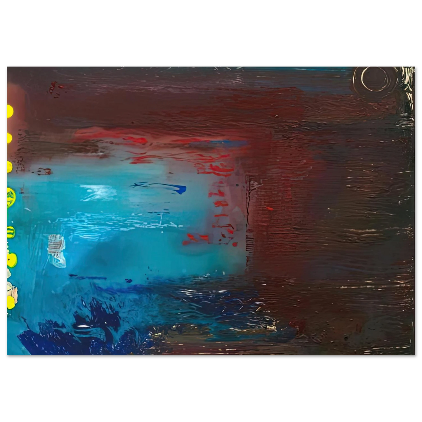 Helen Frankenthaler - Borrowed Dream, 1992- Wall Art - 60x80 cm / 24x32 inches - Fine Art Poster - -