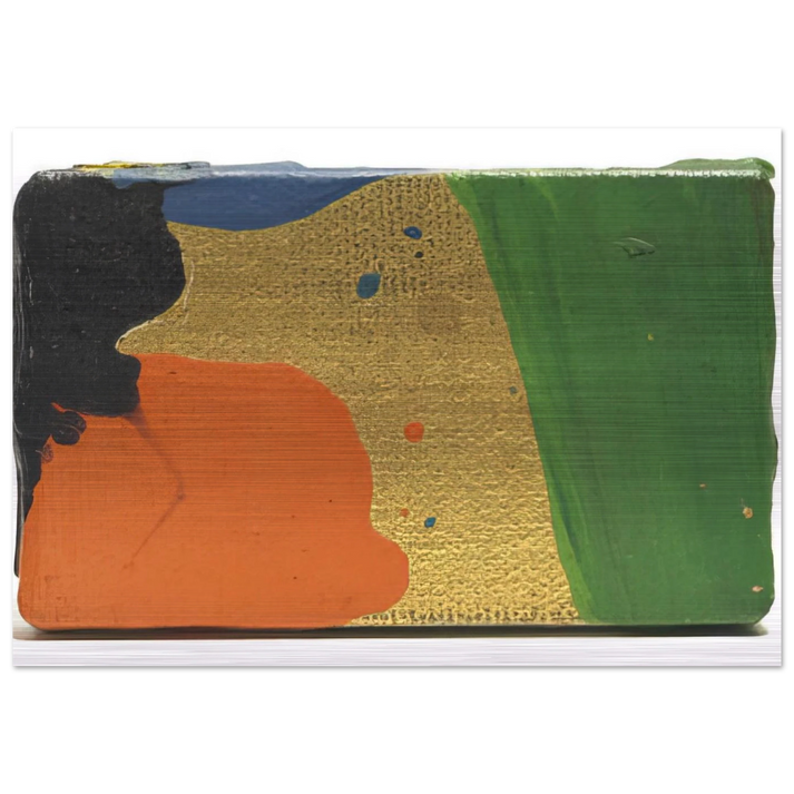 Untitled Sam Francis for Arnold Newman - Sam Francis Brushed Aluminum Print - 70x100 cm / 28x40 inches | Sam Francis Aluminum Print | Sam Francis Prints