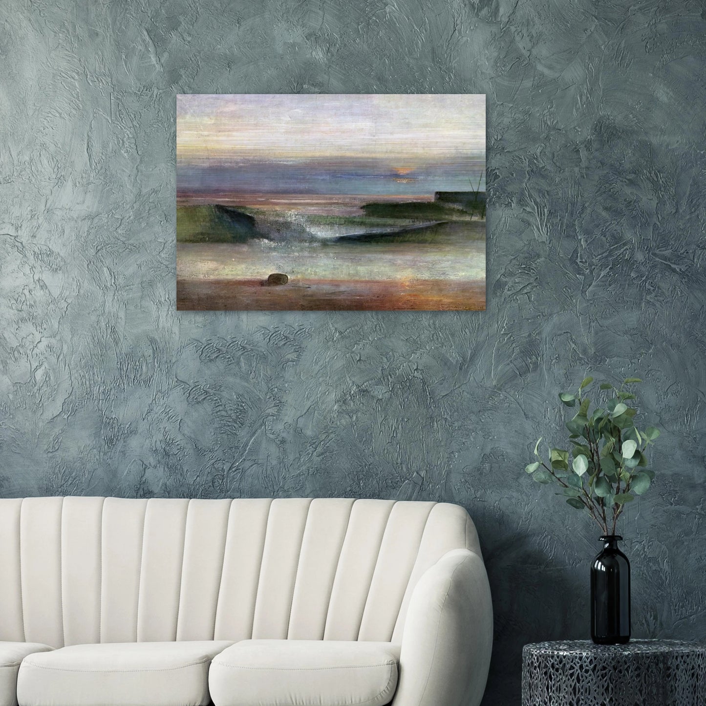 The Wave - 1944 - Victor Pasmore Brushed Aluminum Print - 70x100 cm / 28x40 inches | Victor Pasmore Aluminum Print | Victor Pasmore Prints