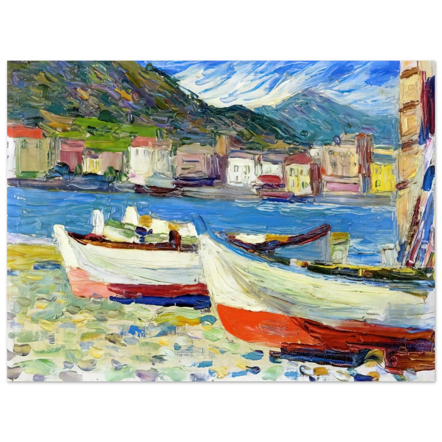 Wassily Kandinsky - RAPALLO BOATS Fine Art Poster - Default Title
