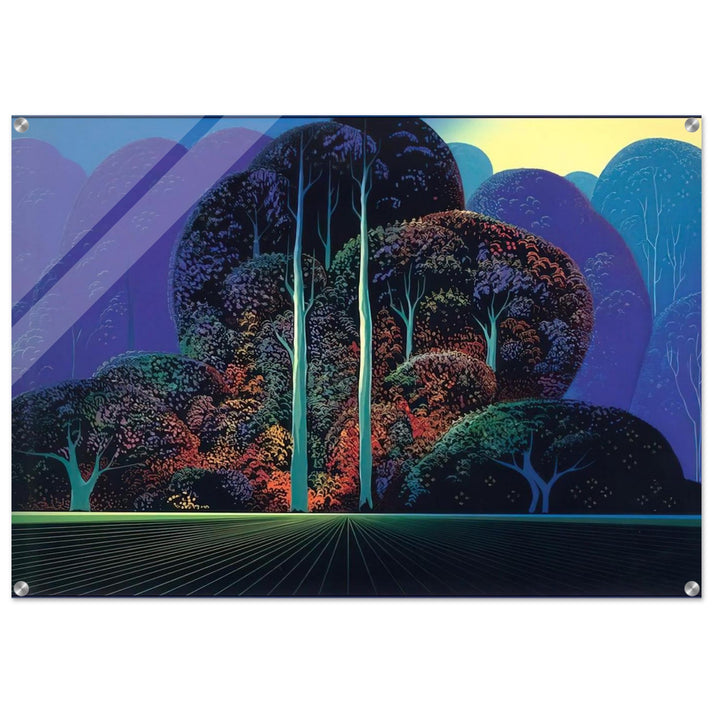 Softening Shades of Twilight - Eyvind Earle Acrylic Print - 70x100 cm / 28x40″ inches | Eyvind Earle Wall Art | Eyvind Earle Prints