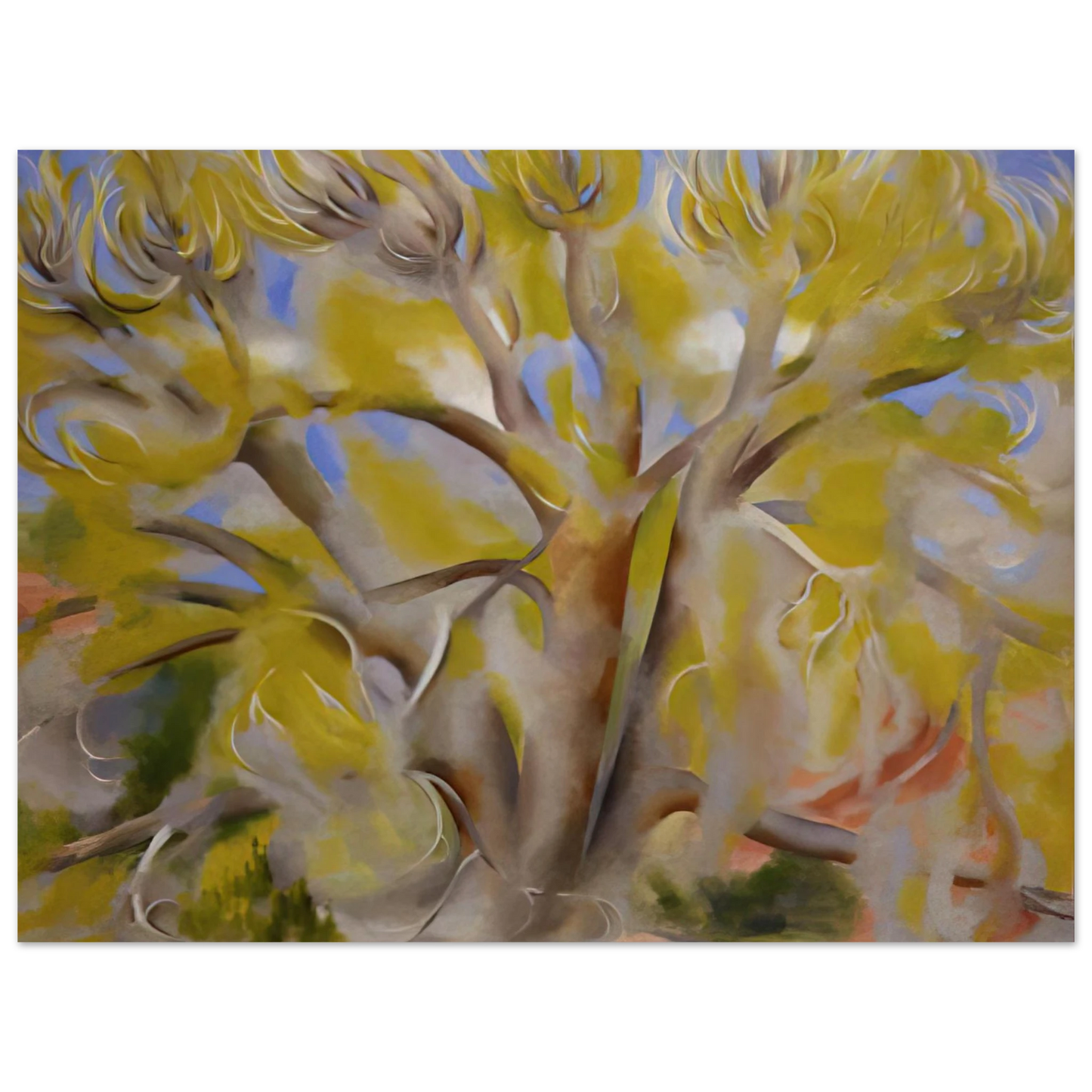 Georgia O'Keeffe - Spring Tree No. 1 Fine Art Poster - 13x18 cm / 5x7 inches
