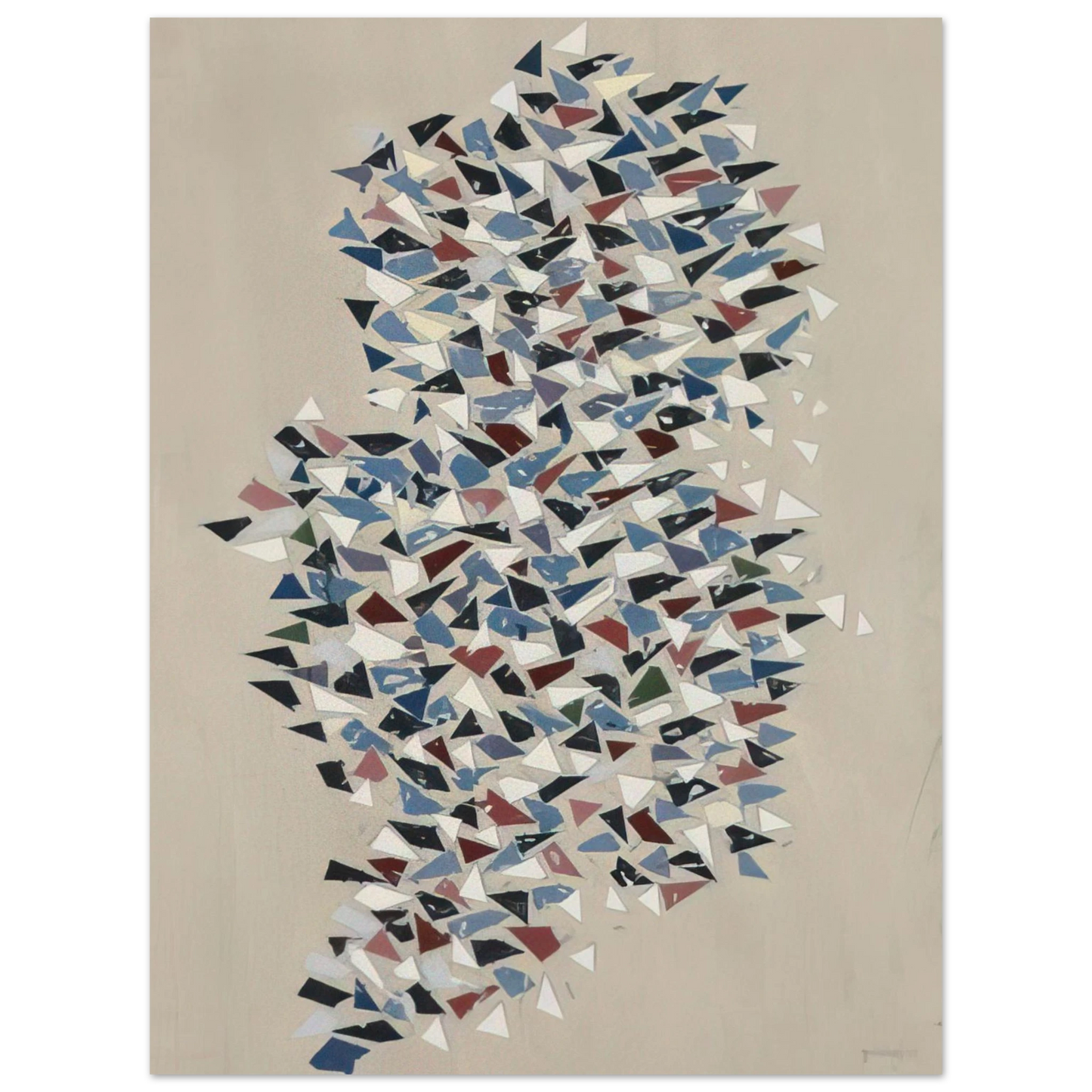 Robert Goodnough - Shapes Group - 1987 Fine Art Poster - Default Title