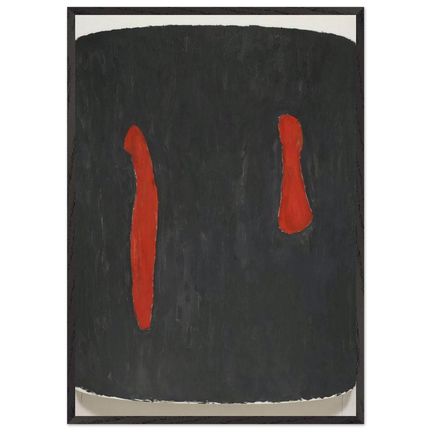 Samba - 2005 - Ron Gorchov Framed Art Print – Black Wooden Frame - Default Title - -Framed Art Print