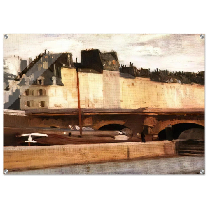 Écluse de la Monnaie - Edward Hopper Acrylic Print - 70x100 cm / 28x40″ inches