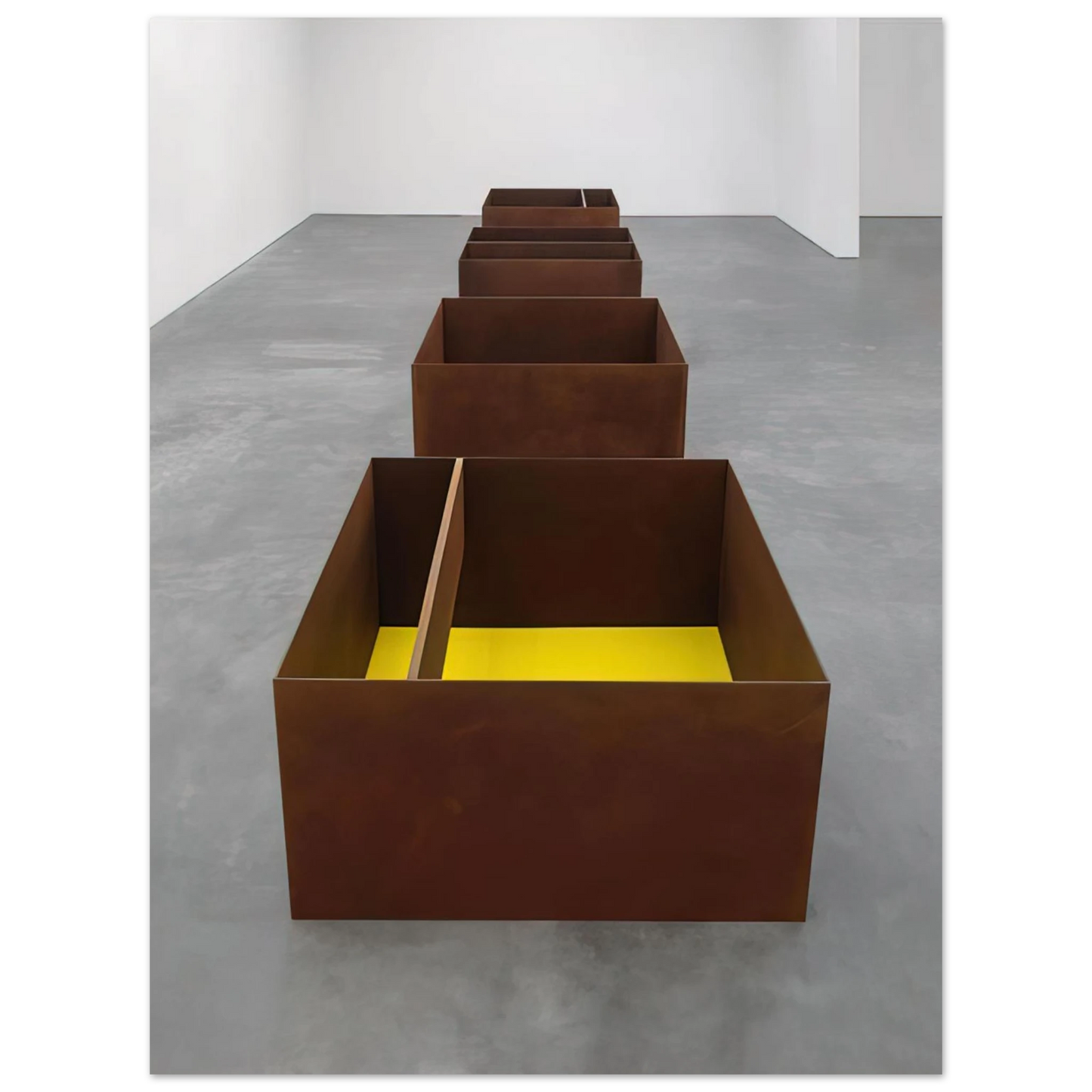 Donald Judd - Untitled JUDDO0511-JUDDO0514 - 1989 Fine Art Poster - Default Title