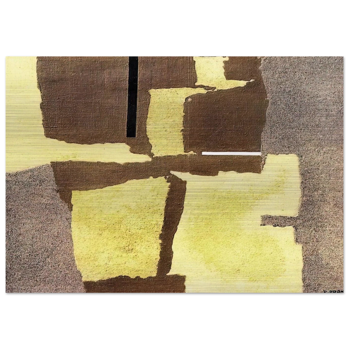 APPARIZIONE COSMICA II 1955 - Enrico Prampolini Brushed Aluminum Print - 70x100 cm / 28x40 inches | Enrico Prampolini Aluminum Print | Enrico Prampolini Prints