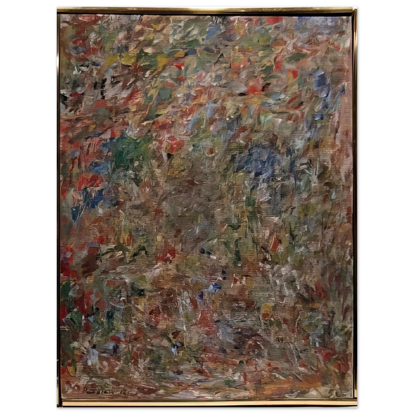 Milton Resnick - ABSTRACTION 1963 Fine Art Poster - Default Title