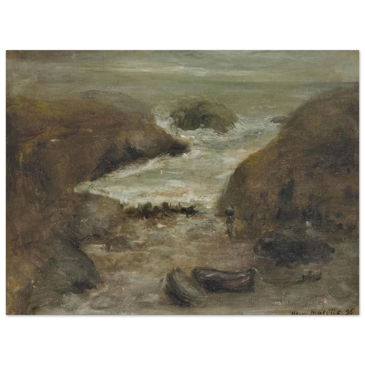 Henri Matisse - BELLE ILE 1896 1 Fine Art Poster - Default Title