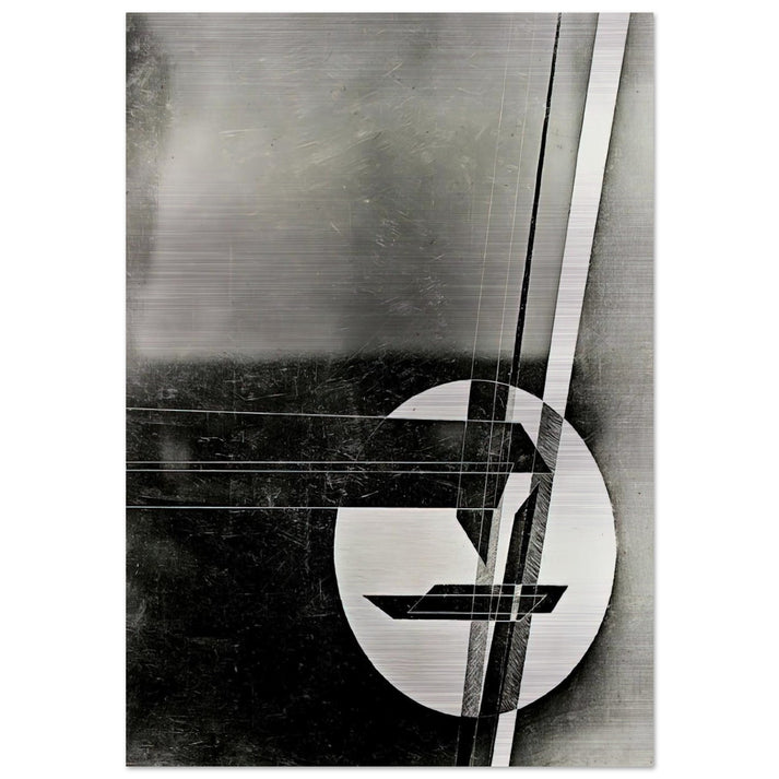 Composition - Laszlo Moholy-Nagy Brushed Aluminum Print - 70x100 cm / 28x40 inches | Laszlo Moholy-Nagy Aluminum Print | Laszlo Moholy-Nagy Prints