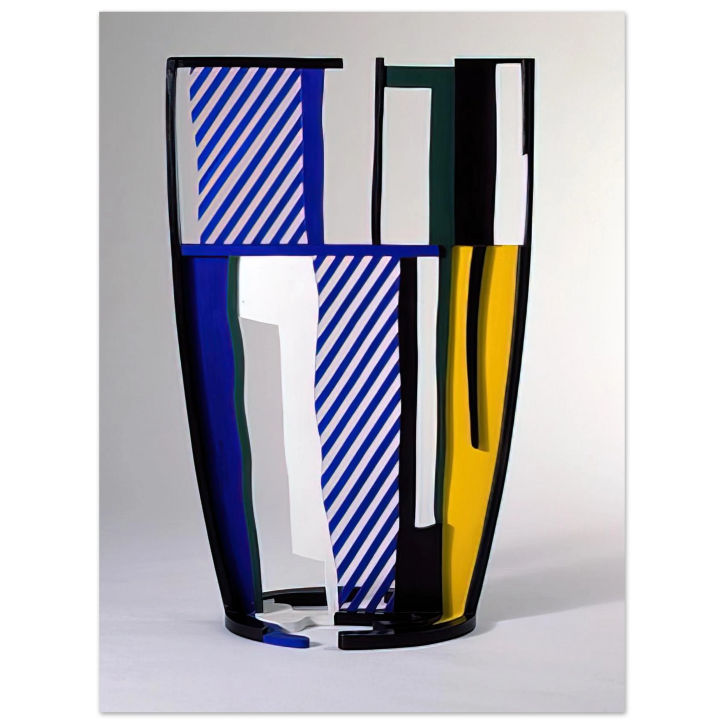 Roy Lichtenstein - GLASS IV 1977 Fine Art Poster - Default Title