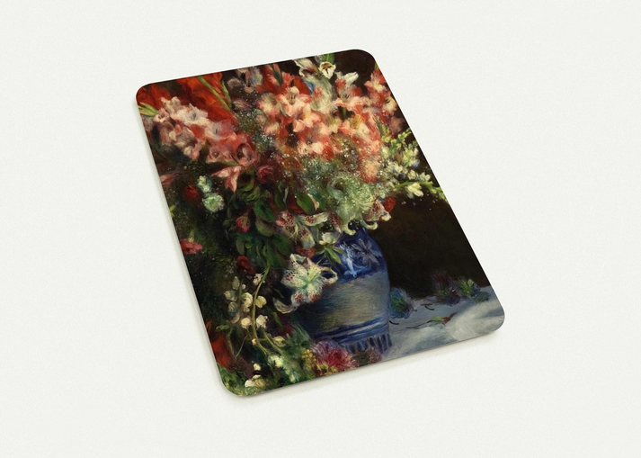 Gladiolas in a Vase By Pierre-Auguste Renoir Pack of 10 Post Cards | Pierre-Auguste Renoir Post Cards | A6 (10.5 x 14.8 cm) - 4.1 x 5.8 inches