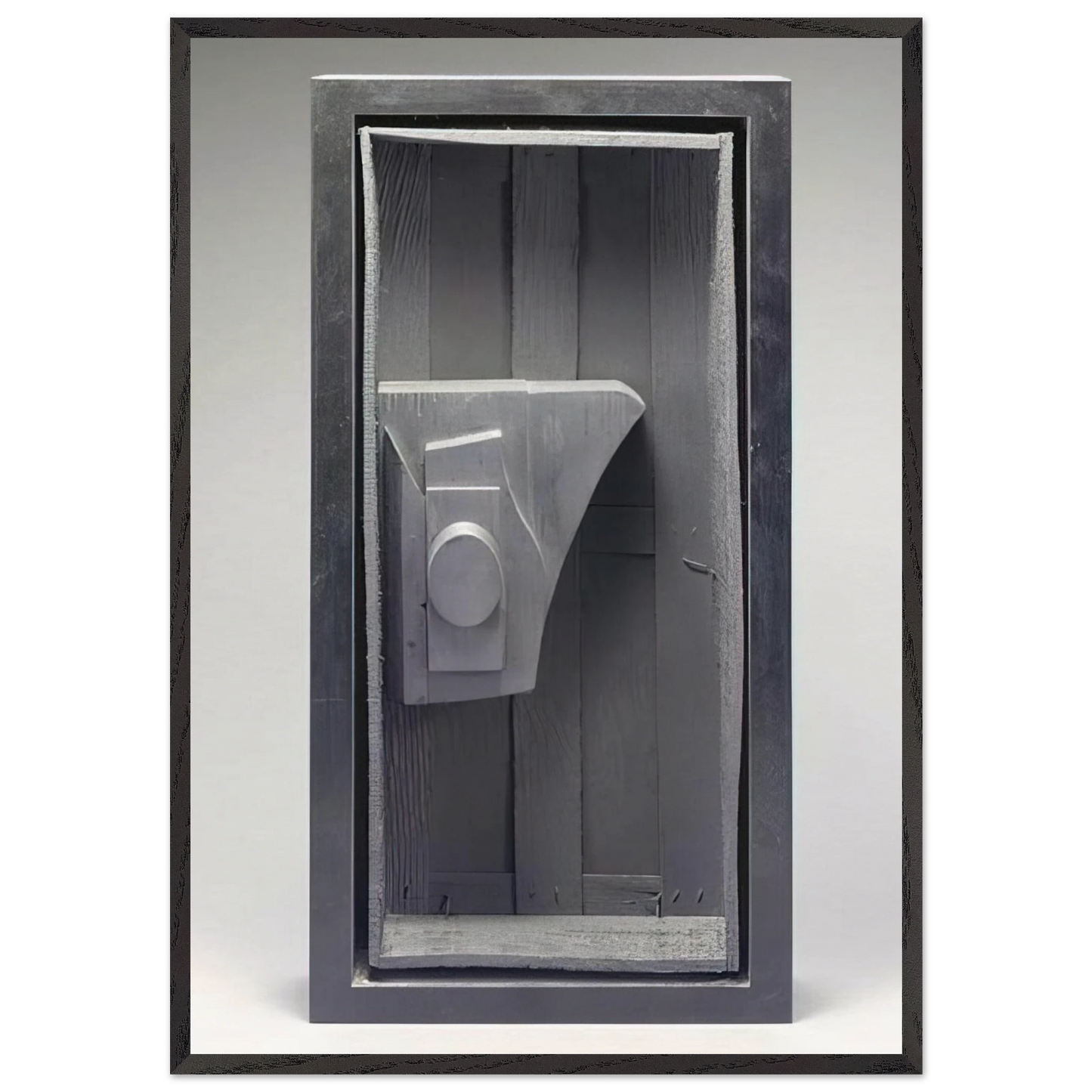 VOYAGE NO II - Louise Nevelson 70x100 cm / 28x40 inches Framed Art Print – Black Wooden Frame