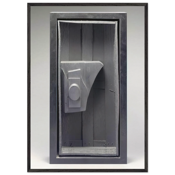 VOYAGE NO II - Louise Nevelson 70x100 cm / 28x40 inches Framed Art Print – Black Wooden Frame