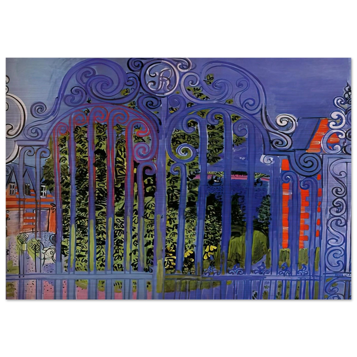 THE GRID 1930 - Raoul Dufy Brushed Aluminum Print - 70x100 cm / 28x40 inches | Raoul Dufy Aluminum Print | Raoul Dufy Prints