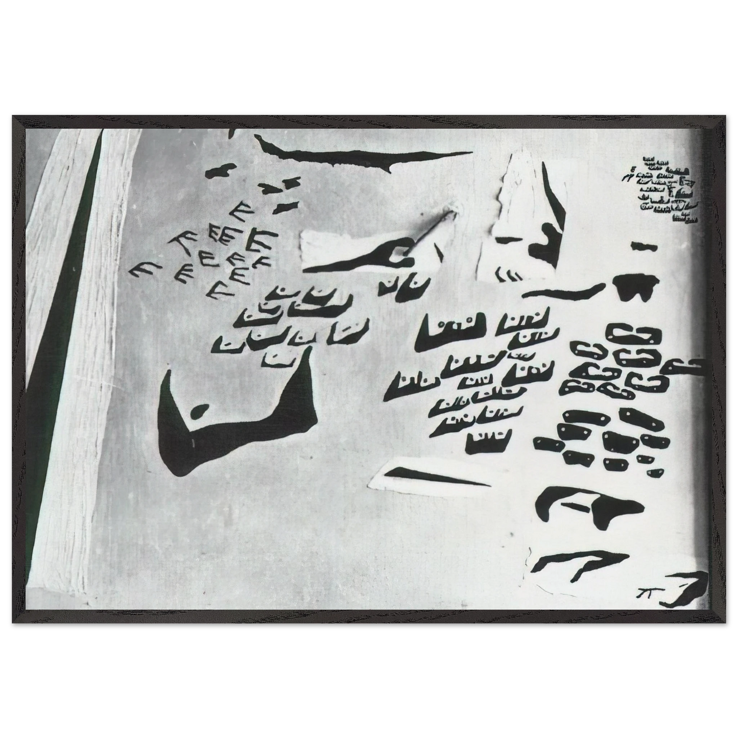 FISHERMEN IN THE SUN - Salvador Dali Framed Art Print – Black Wooden Frame - Default Title - -Framed Art Print