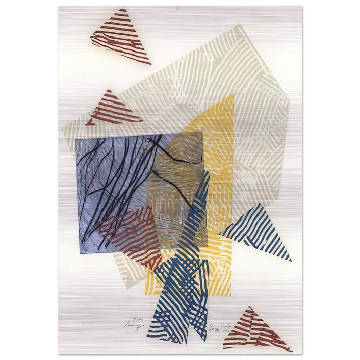 Buoy Landscape II - Sam Gilliam Brushed Aluminum Print - 70x100 cm / 28x40 inches | Sam Gilliam Aluminum Print | Sam Gilliam Prints
