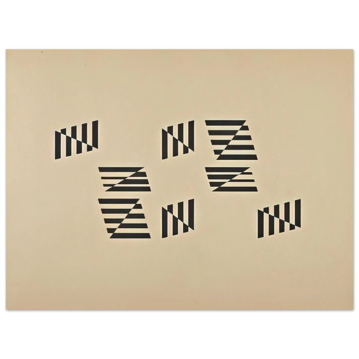 Helio Oiticica - Limite-Lumificaças - 1958 75x100 cm / 30x40inches Fine Art Poster