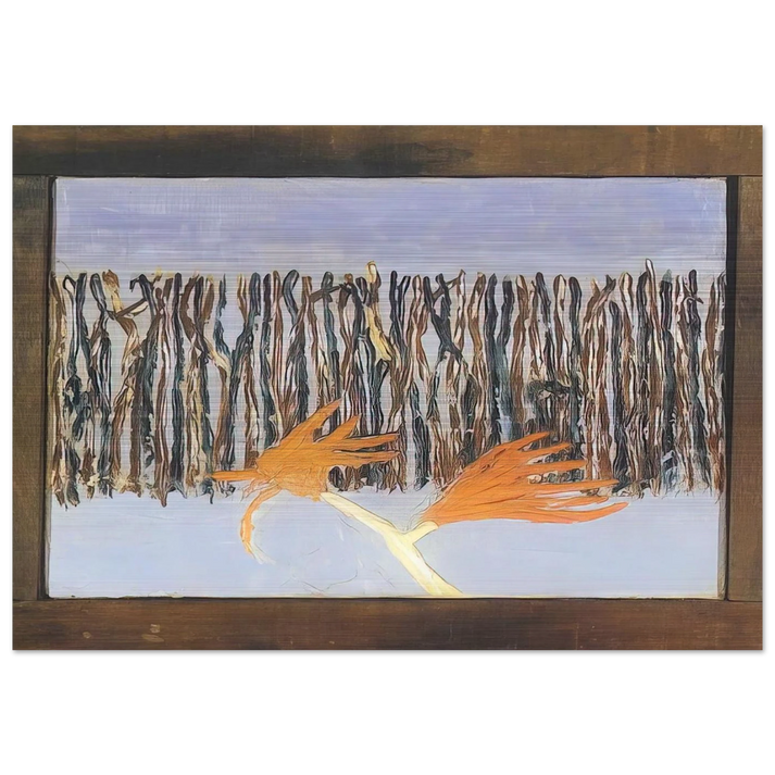 Burning Bush - 1953 - Forrest Bess Brushed Aluminum Print - 70x100 cm / 28x40 inches | Forrest Bess Aluminum Print | Forrest Bess Prints