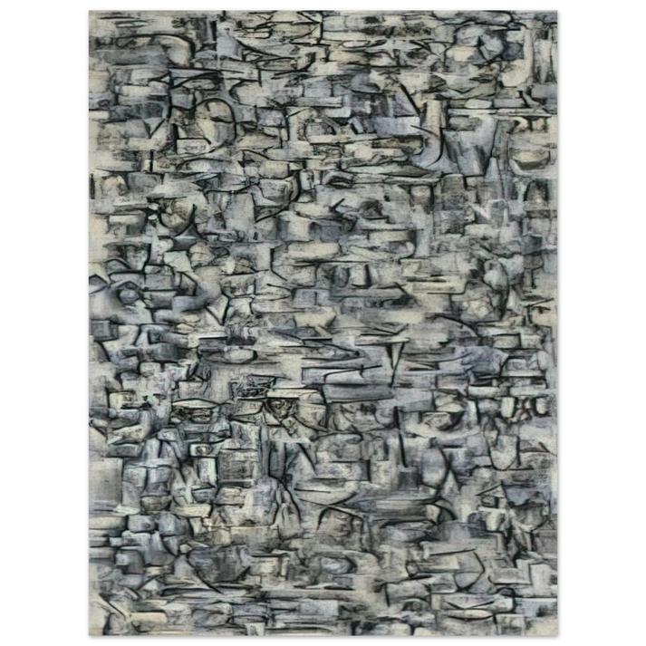 Ad Reinhardt - Number 22 - 1949 75x100 cm / 30x40inches Fine Art Poster