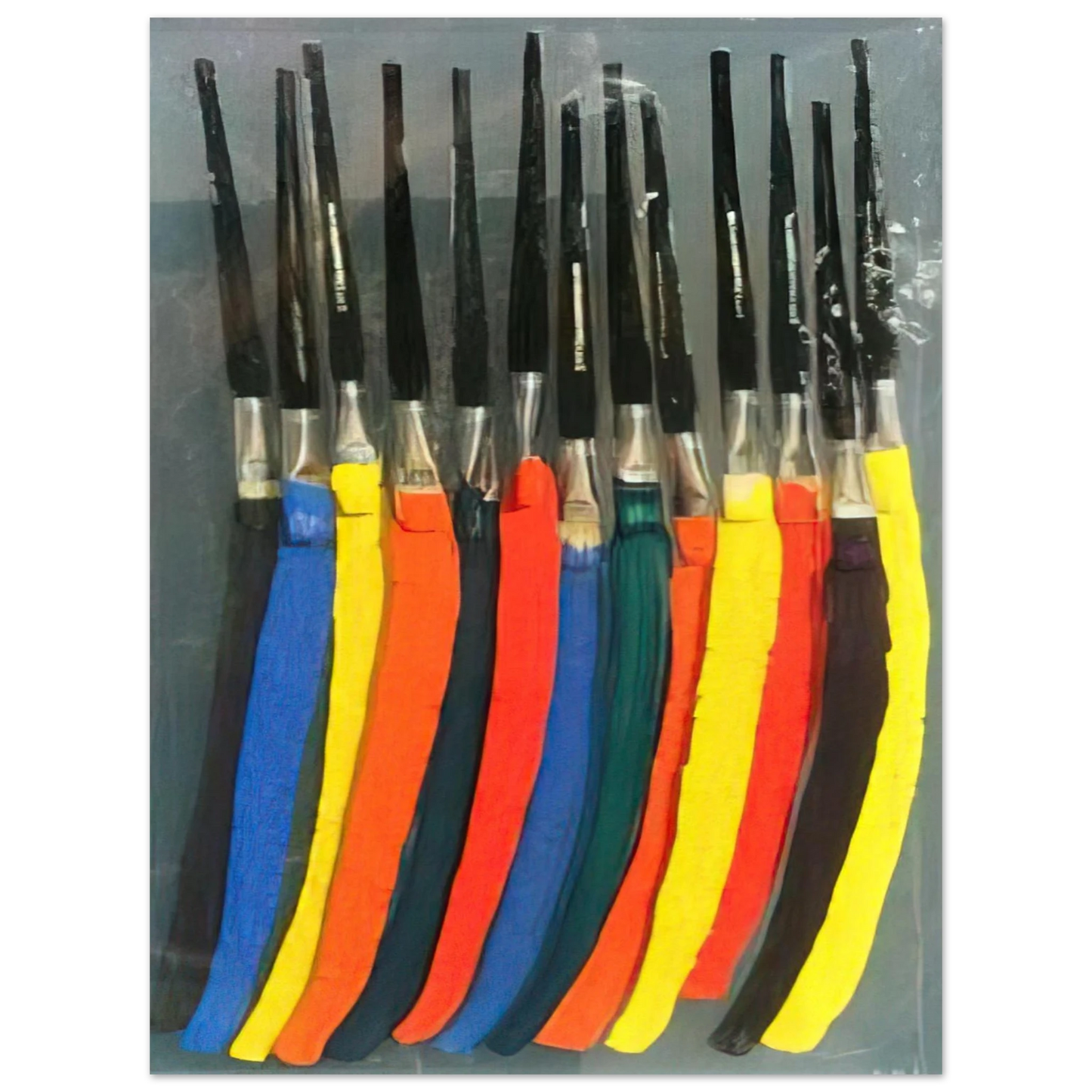 Arman - Paintbrushes V - 1991 75x100 cm / 30x40inches Fine Art Poster