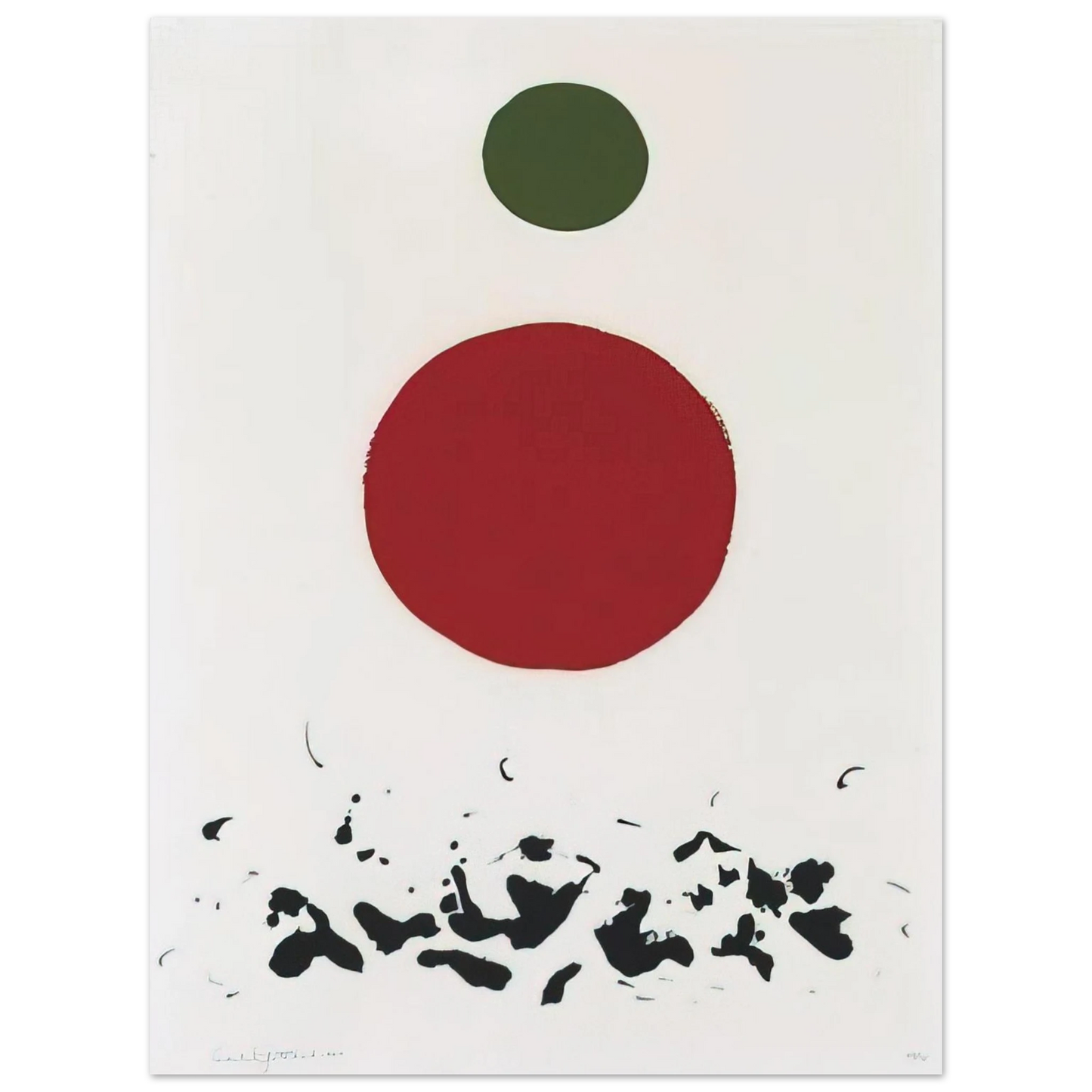 Adolph Gottlieb - Flotsam - 1967 Fine Art Poster - Default Title