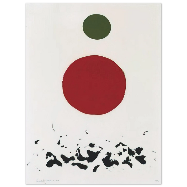 Adolph Gottlieb - Flotsam - 1967 75x100 cm / 30x40inches Fine Art Poster