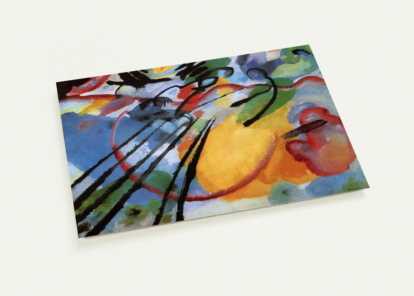 IMPROVISATION 26 ROWING 1912 By Wassily Kandinsky Pack of 10 Post Cards | Wassily Kandinsky Post Cards | A6 (10.5 x 14.8 cm) - 4.1 x 5.8 inches
