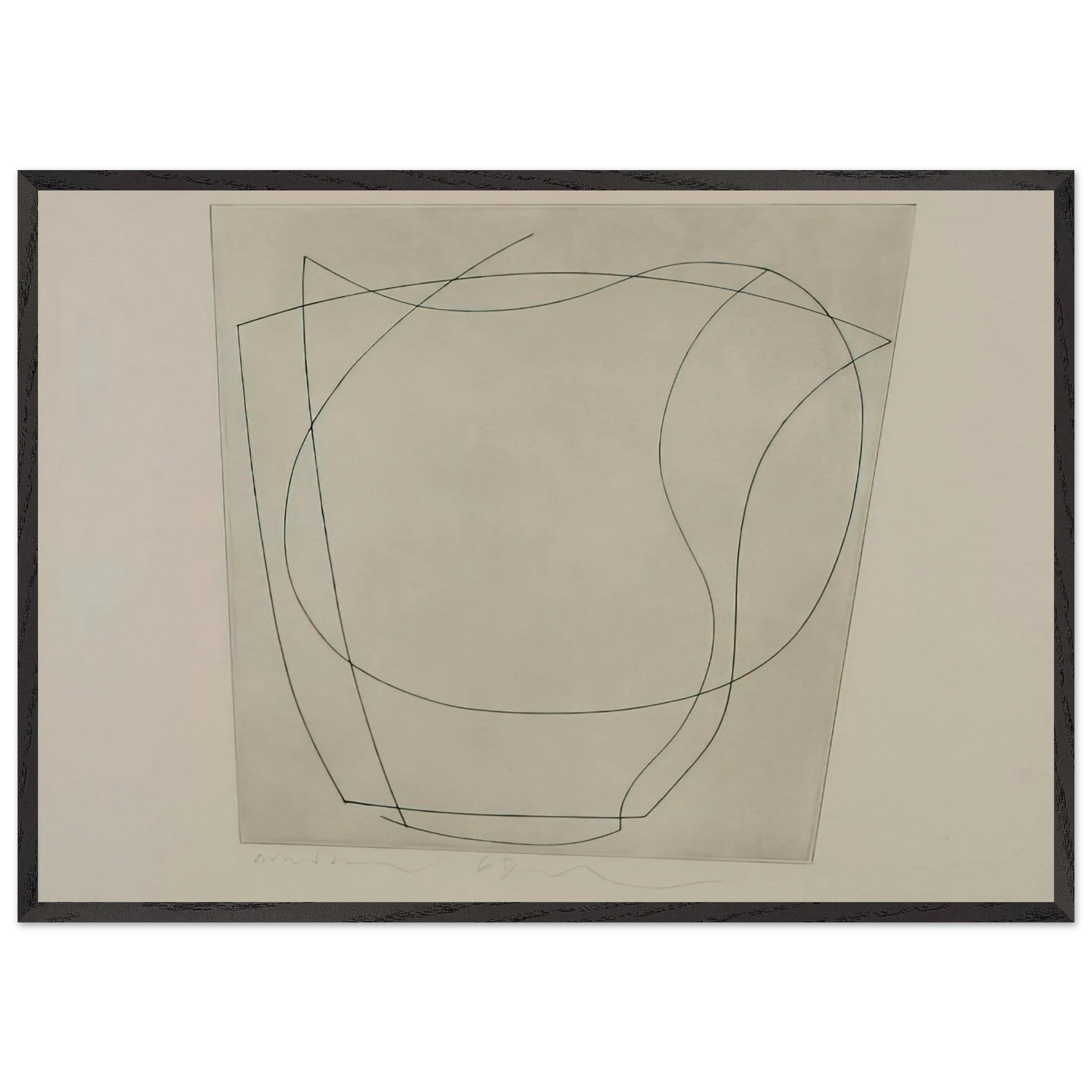 Rafael - 1967 - Ben Nicholson Framed Art Print – Black Wooden Frame - Default Title - -Framed Art Print