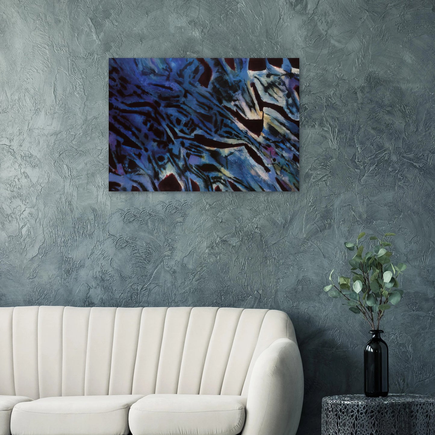 Fishes’ Sanctuary - 1969 - Alfred Manessier Brushed Aluminum Print - 70x100 cm / 28x40 inches | Alfred Manessier Aluminum Print | Alfred Manessier Prints