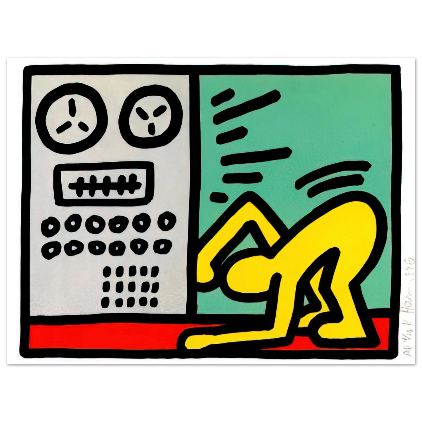 Keith Haring - POP SHOP III 1989 Fine Art Poster - Default Title