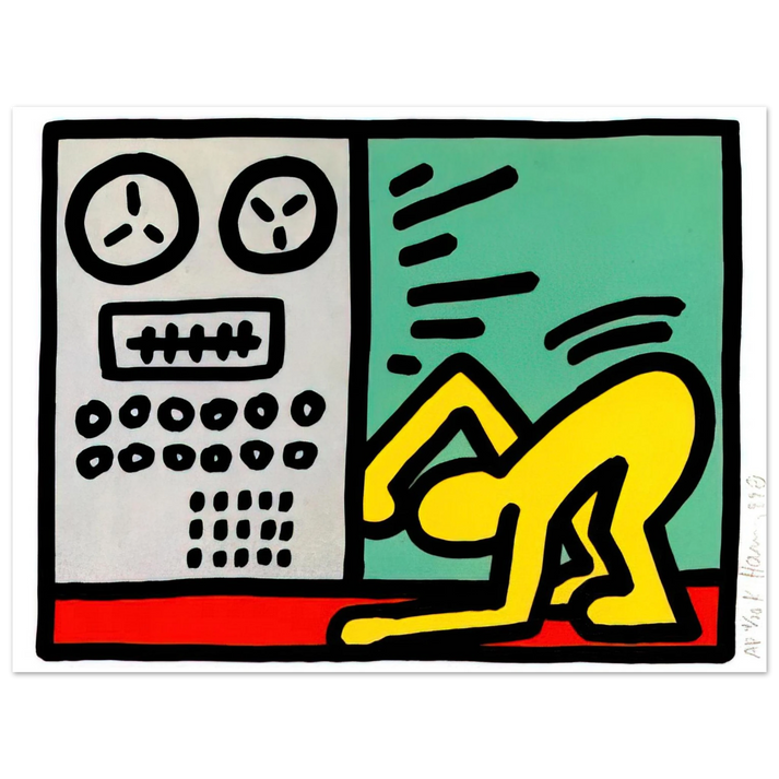 Keith Haring - POP SHOP III 1989 75x100 cm / 30x40inches Fine Art Poster | Keith Haring Art For Sale
