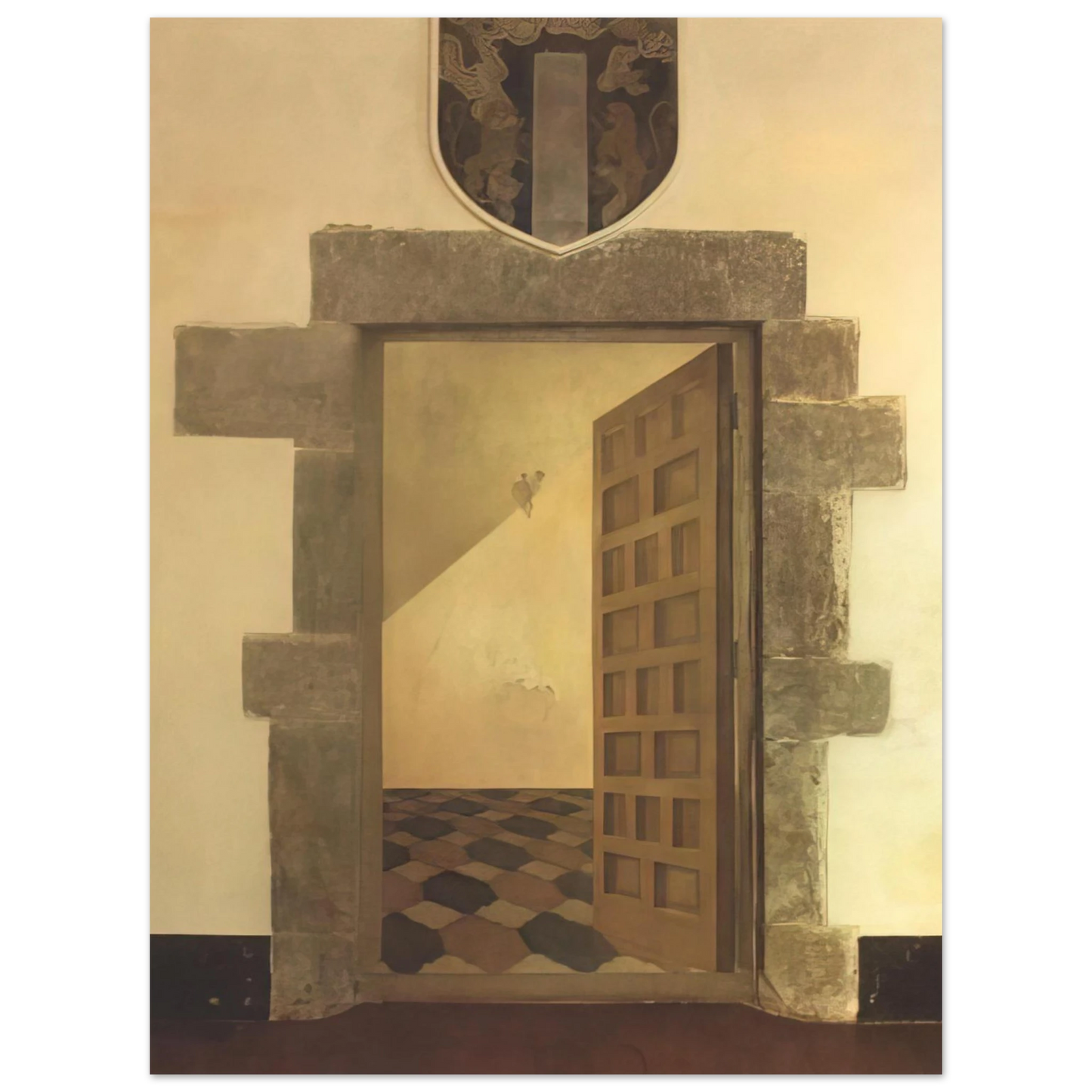 Salvador Dali - OVERTURE IN TROMPE L OEIL Fine Art Poster - Default Title