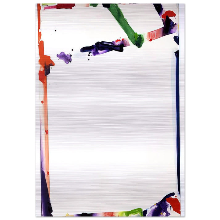 Untitled SF71-045 - Sam Francis Brushed Aluminum Print - 70x100 cm / 28x40 inches | Sam Francis Aluminum Print | Sam Francis Prints