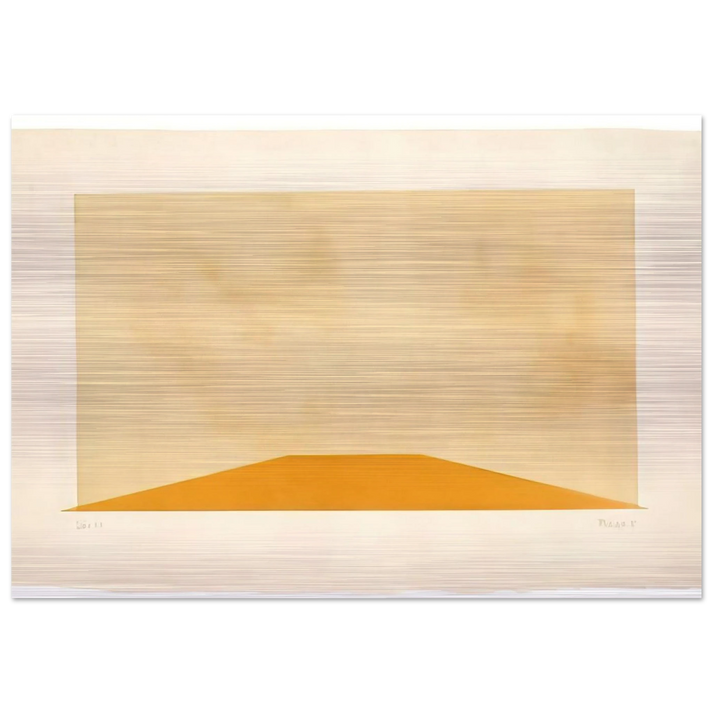 Déka 27 - 1987 - John Cage Brushed Aluminum Print - 70x100 cm / 28x40 inches | John Cage Aluminum Print | John Cage Prints