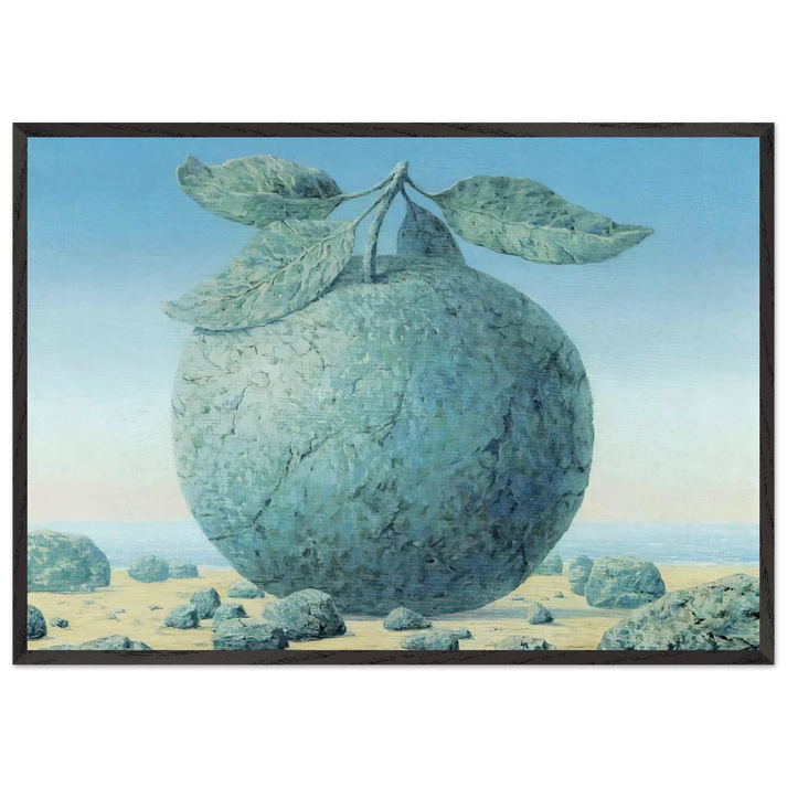 THE GREAT TABLE 1963 - Rene Magritte 70x100 cm / 28x40 inches Framed Art Print – Black Wooden Frame
