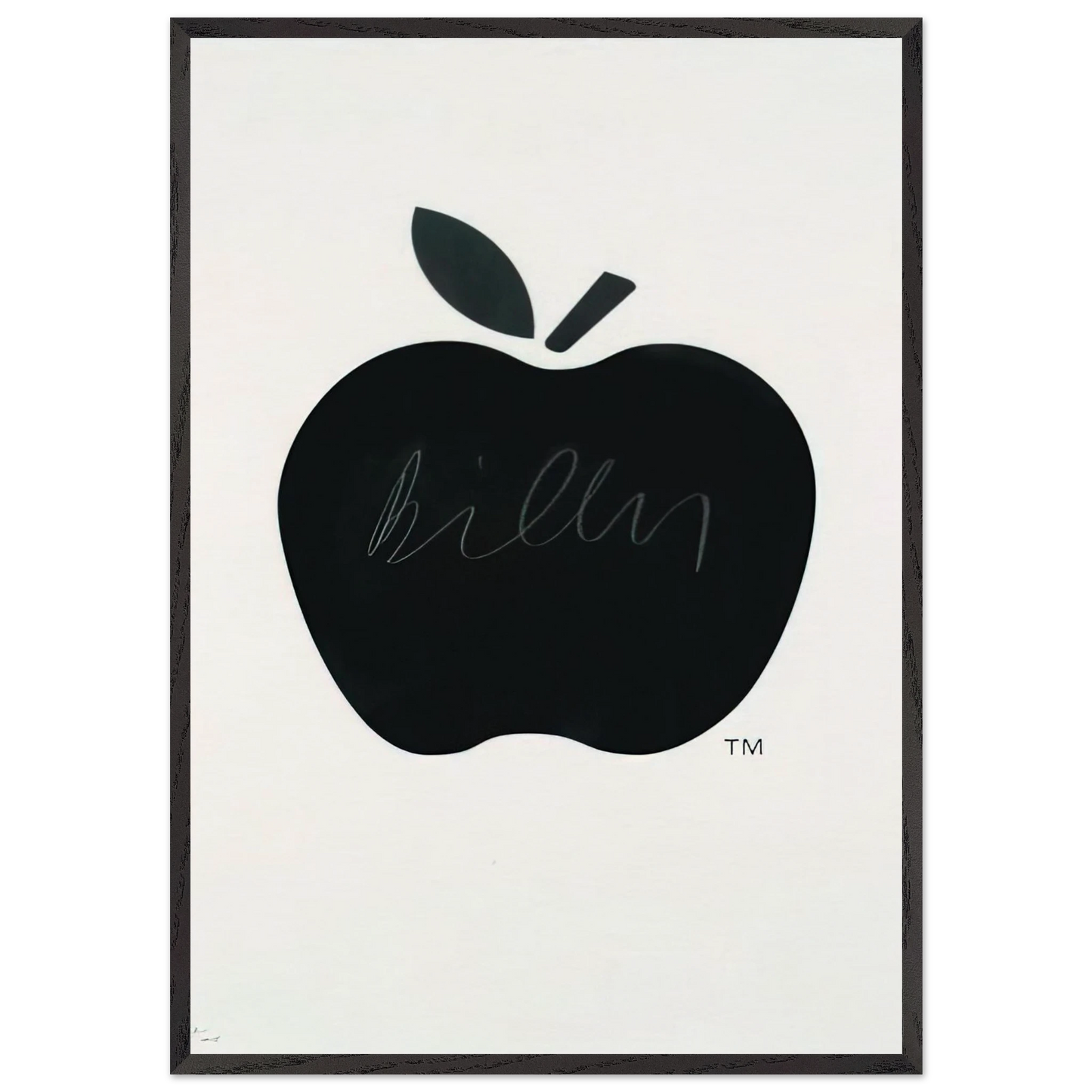 Billy Apple TM - Pop Art - Billy Apple Framed Art Print – Black Wooden Frame - Default Title - -Framed Art Print