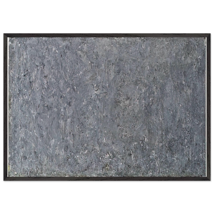 UNTITLED 1988 N4 - Milton Resnick 70x100 cm / 28x40 inches Framed Art Print – Black Wooden Frame