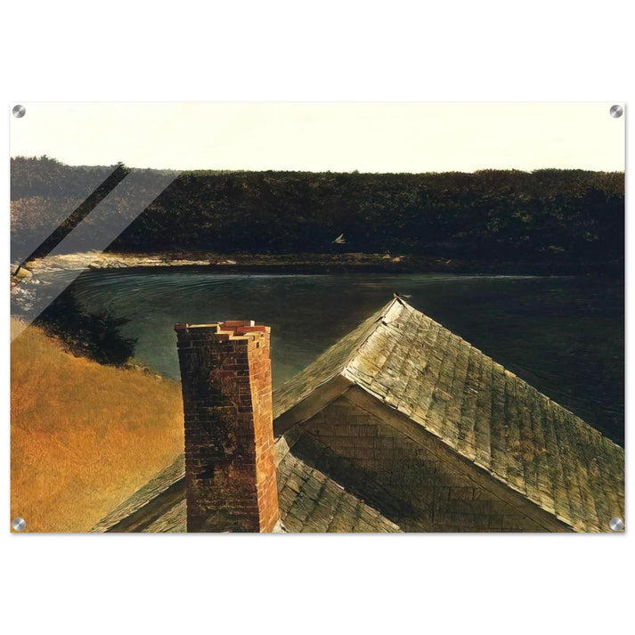 END OF OLSONS - Andrew Wyeth Acrylic Print - 70x100 cm / 28x40″ inches
