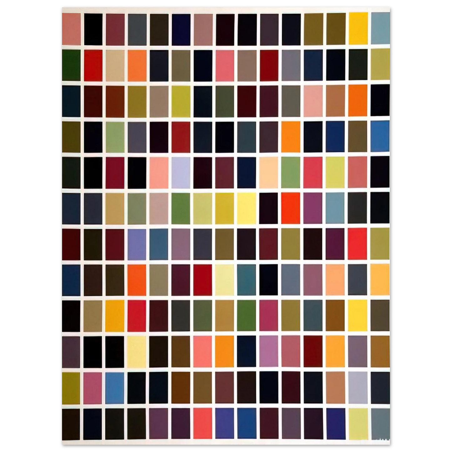 Gerhard Richter - 180 COLORS Fine Art Poster - Default Title