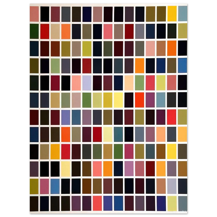 Gerhard Richter - 180 COLORS 75x100 cm / 30x40inches Fine Art Poster